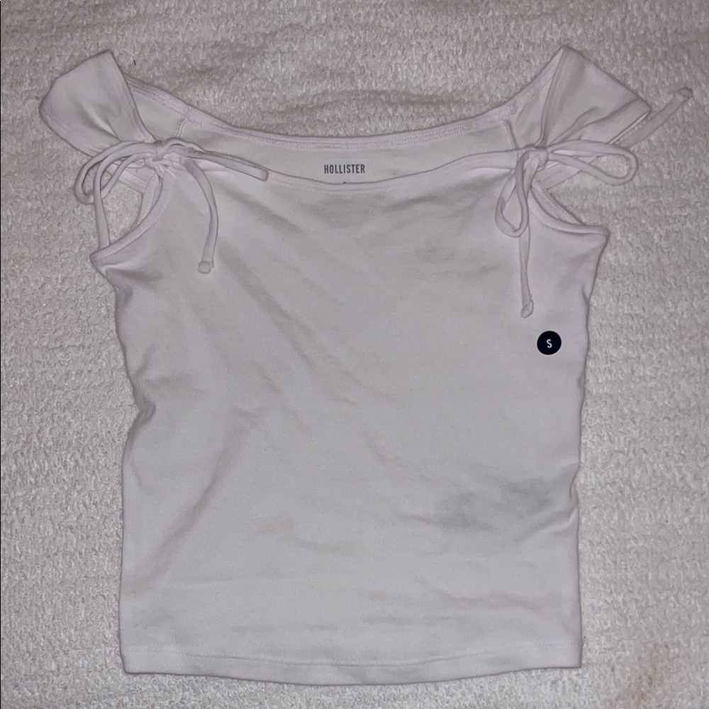 Hollister White Too With Bows